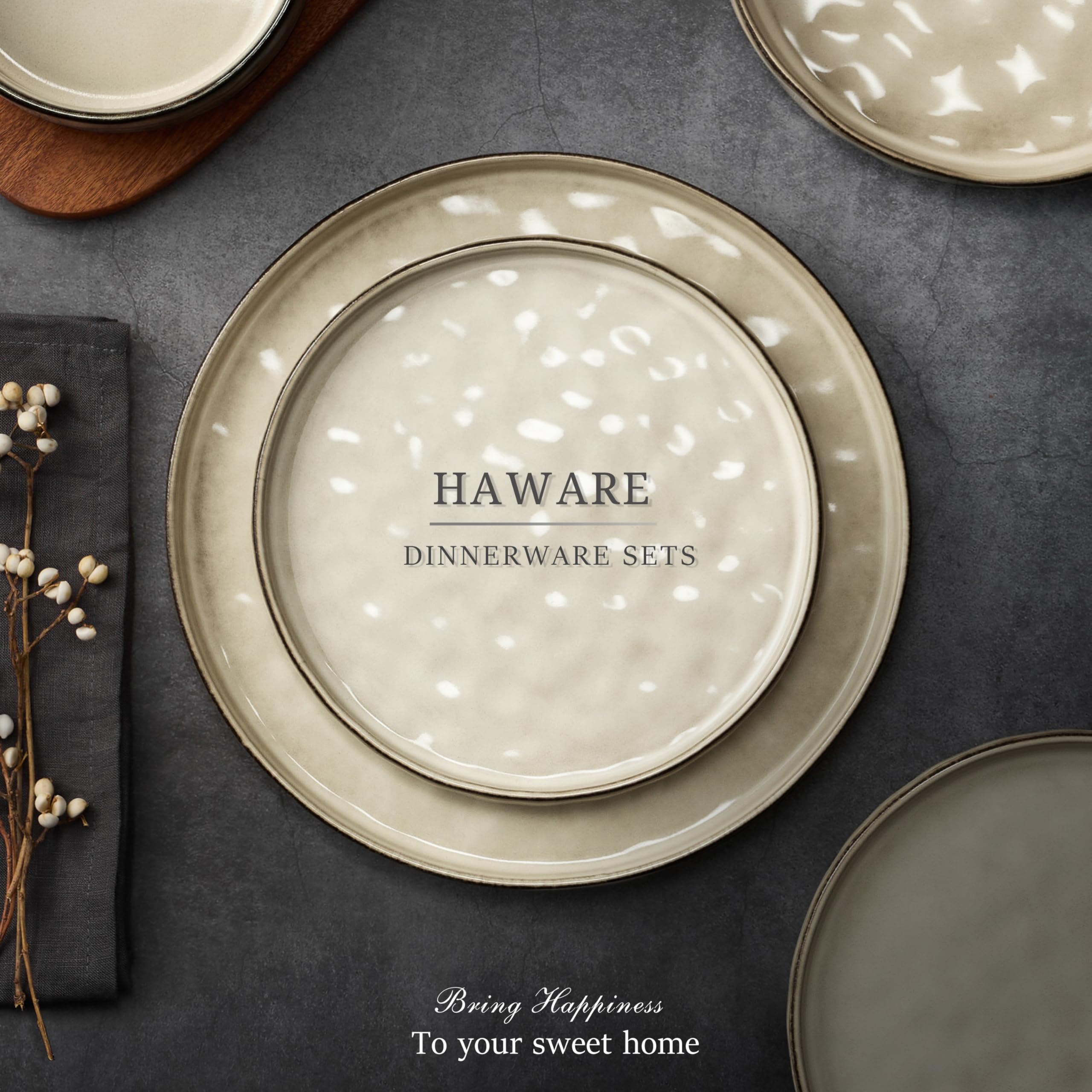 HaWare Saturn Khaki color adds a calm modern touch to table setting
