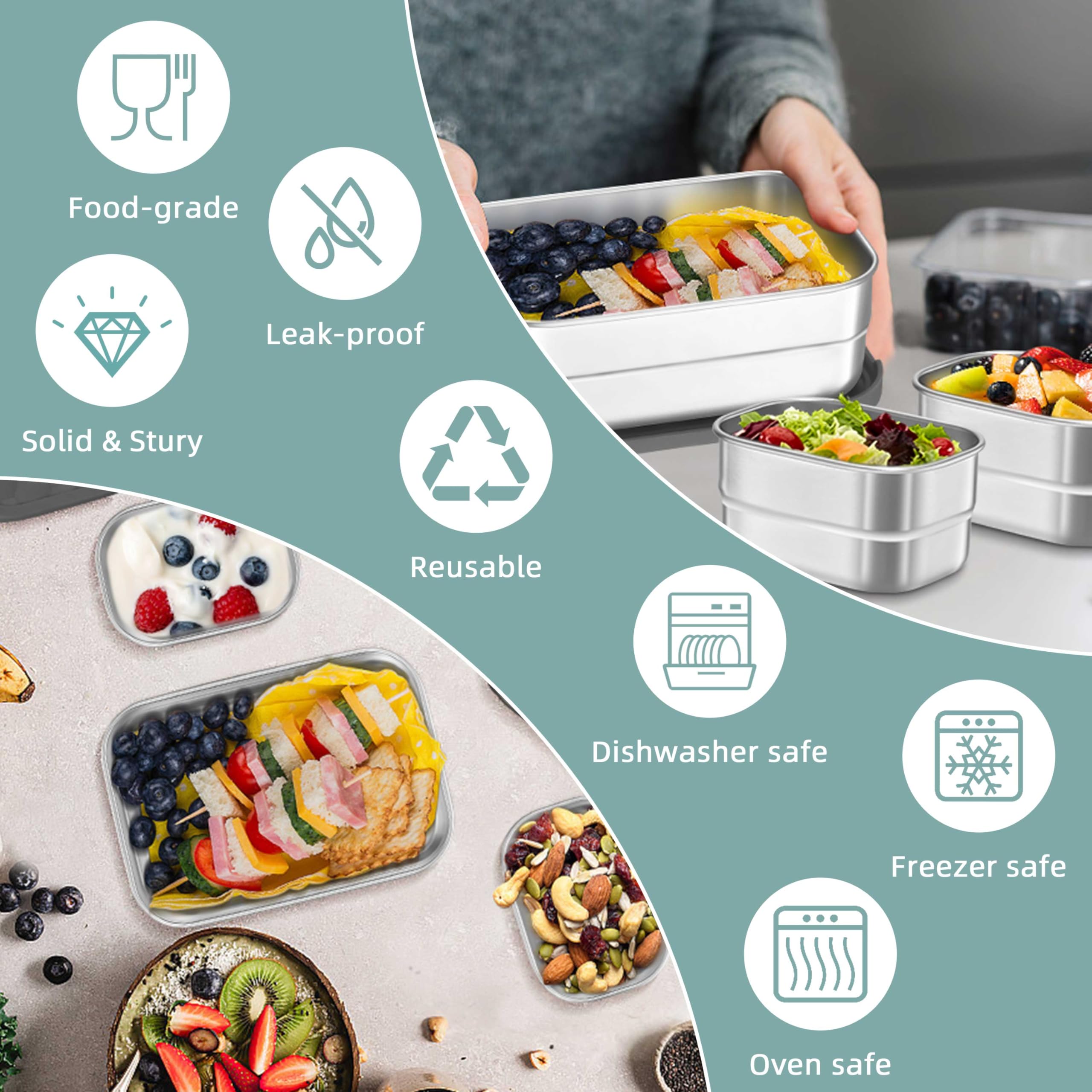 HaWare stainless steel construction emphasizes durability for travel and daycare