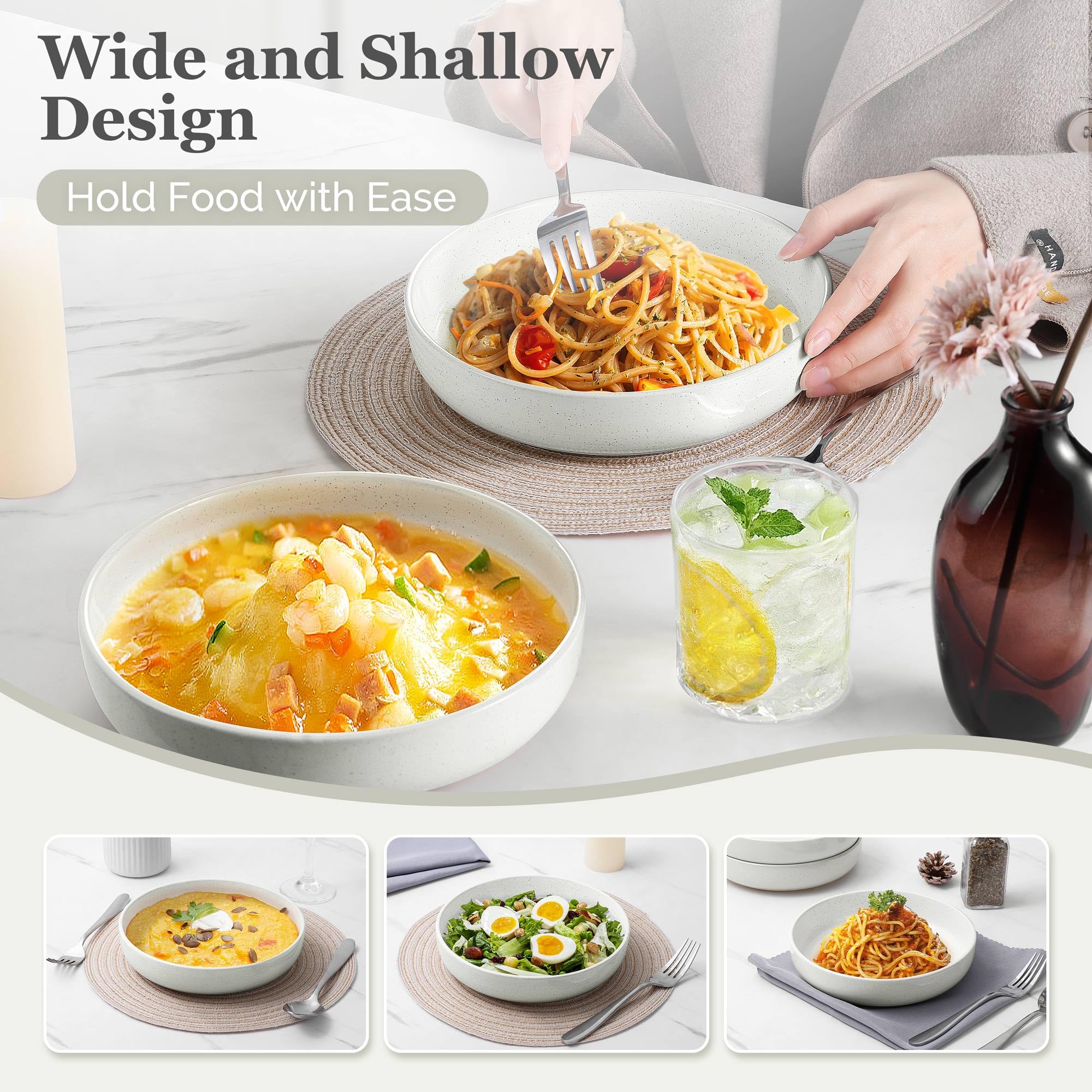 HaWare stoneware durability supports daily use with minimal chips.