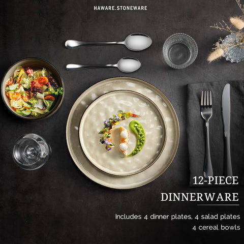 HaWare stoneware lead-free and non-toxic finish for safe meals
