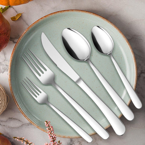 HaWare table setting with flatware ready for everyday meals and entertaining.