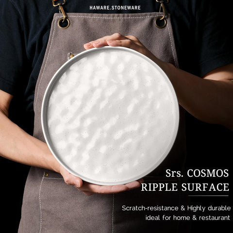 HaWare round plates and bowls offer smooth handling and modern tabletop appeal