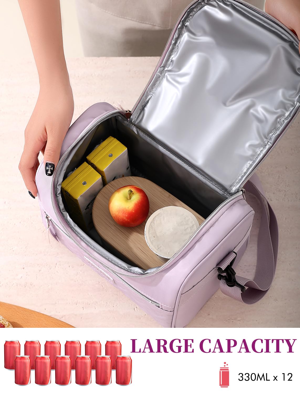 Hawave leakproof tote keeps lunch stable during commutes.