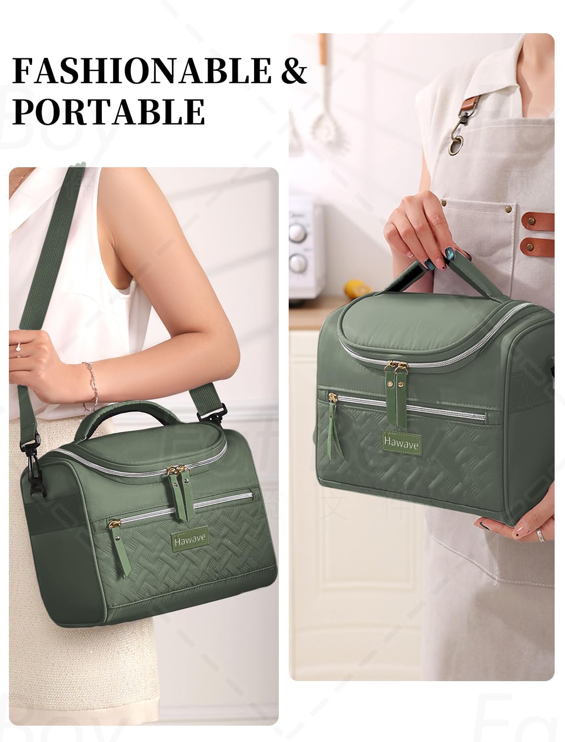 Hawave insulated design keeps meals at ideal temperature during commutes.