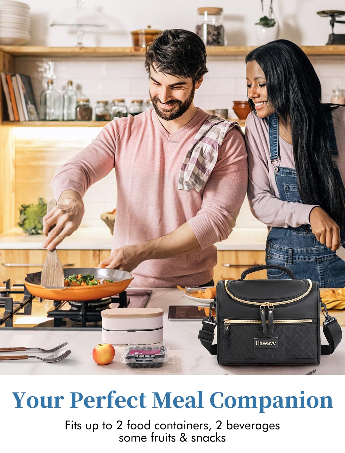 Hawave versatile lunch bag suitable for work, picnics, and travel