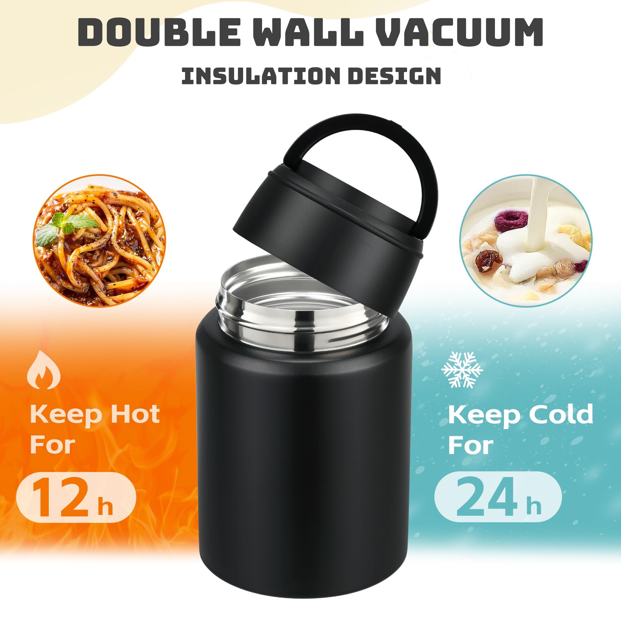 HAWEEK Soup Thermo folding spoon simplifies eating on the go