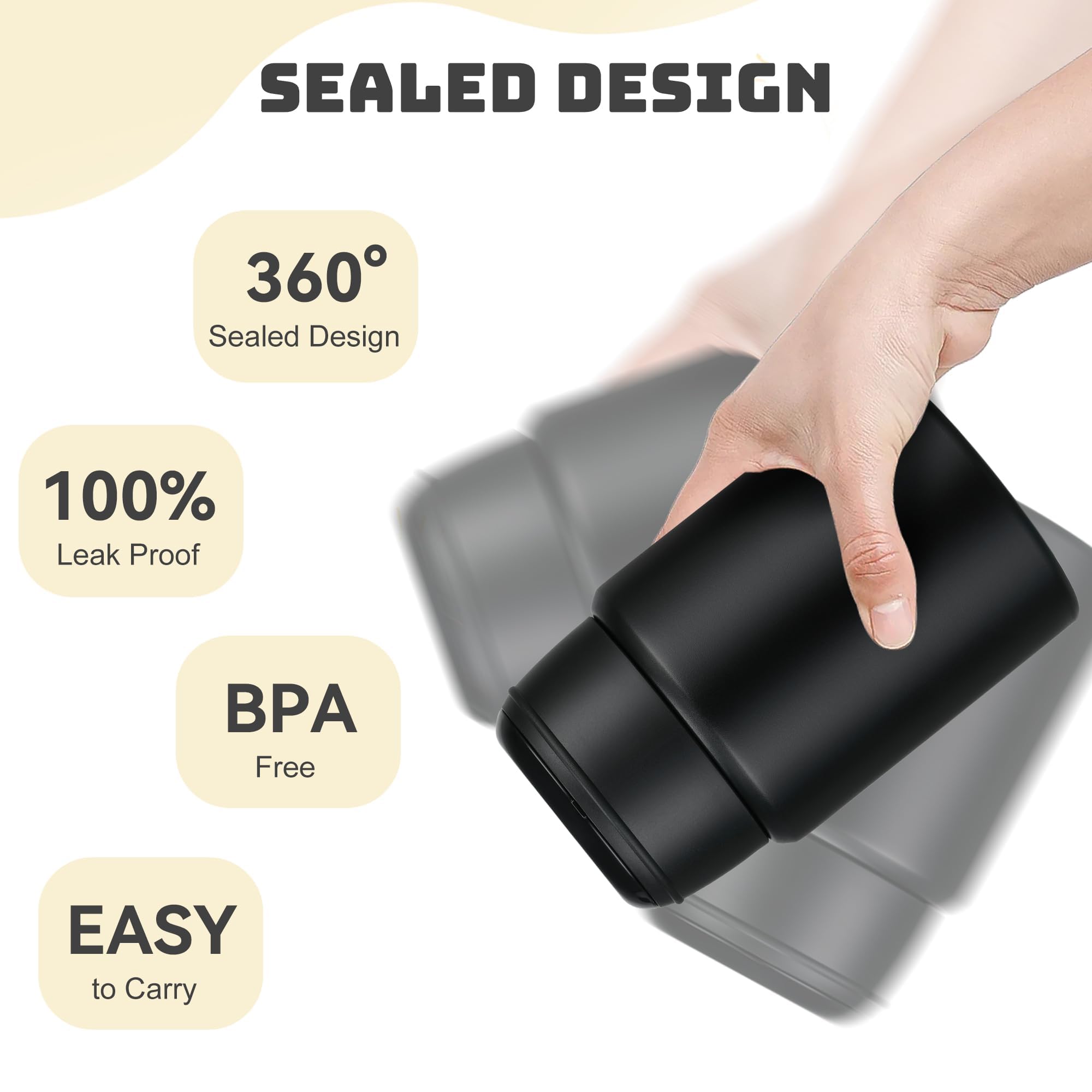 HAWEEK Soup Thermo grip handle eases carrying for kids