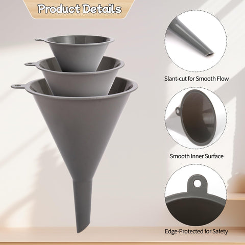 HAYAWEY 2.95-inch funnel perfect for narrow openings and powders