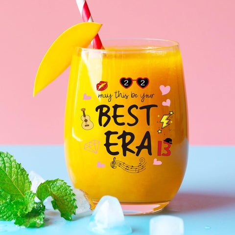 HAYOOU gift ready packaging for the May This Be Your Best Era glass.