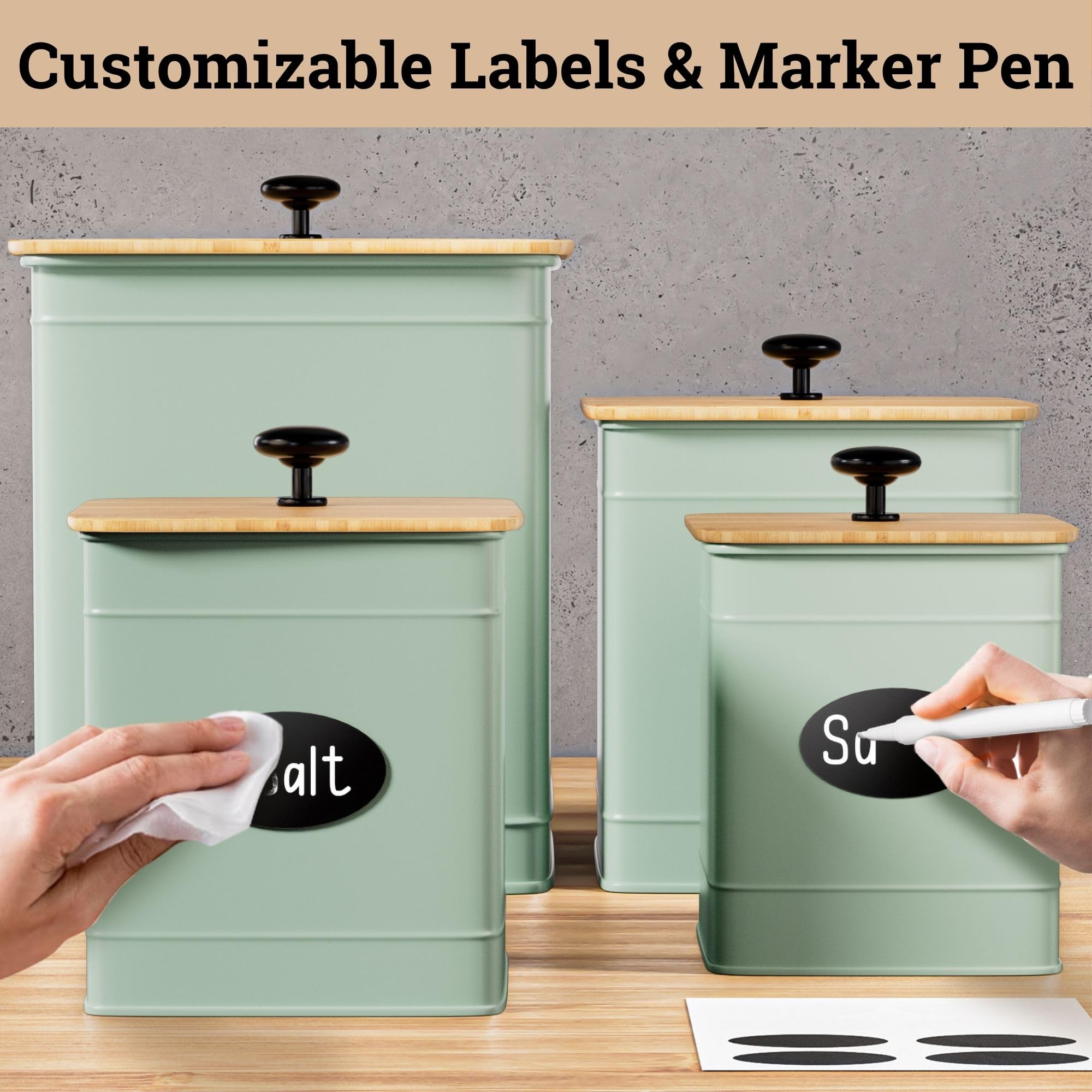 HB Design Co bamboo lids pair with a moisture seal for freshness.