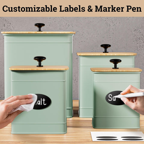 HB Design Co bamboo lids pair with a moisture seal for freshness.