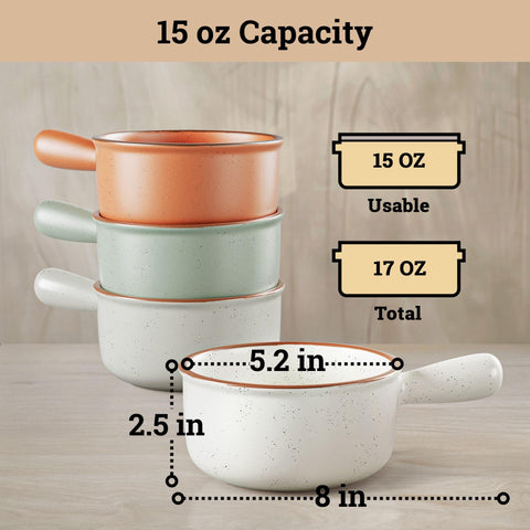 HB Design Co speckled brown-rim bowls elevate casual meals with a refined touch