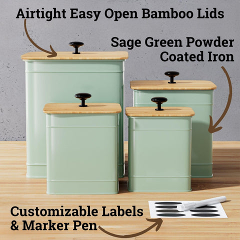HB Design Co chalkboard labels and marker pen for easy pantry customization.