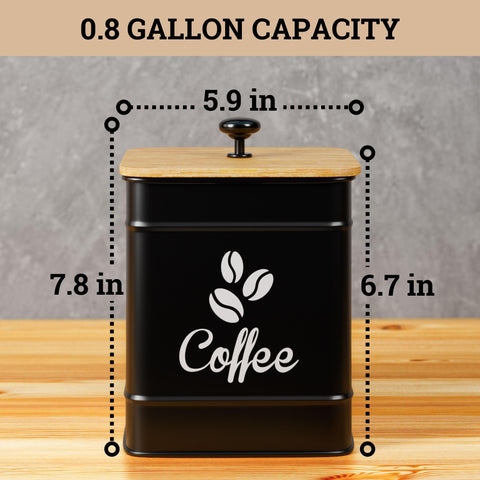 HB Design Co versatile storage for beans, grounds, or pods on counter.