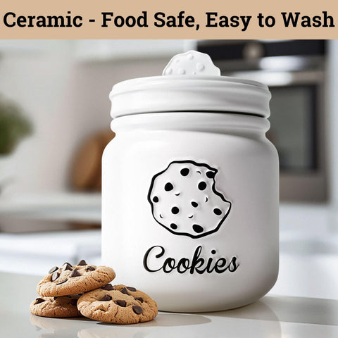 Image shows hand washing the jar, highlighting easy maintenance