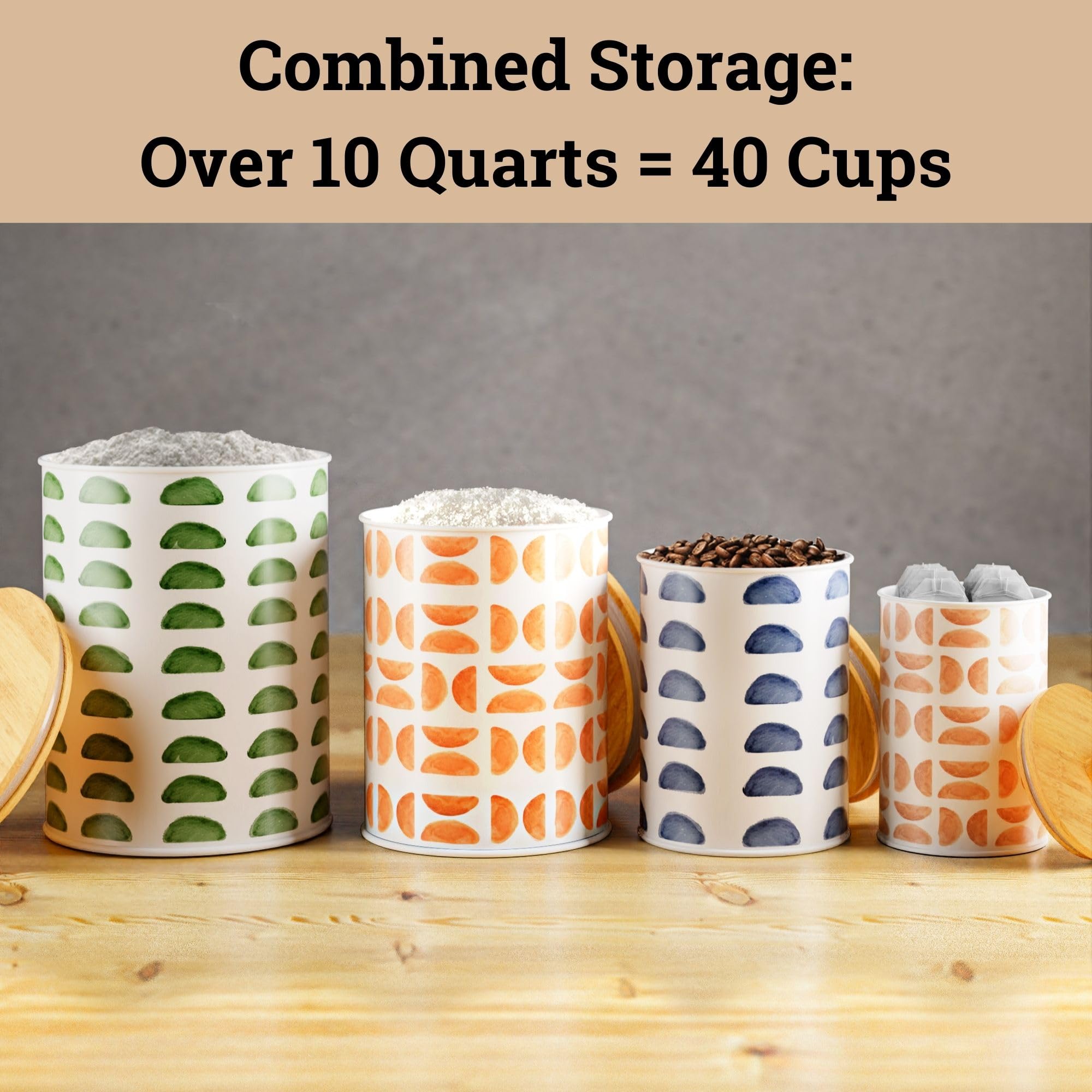 Large-mouth canister suitable for flour storage