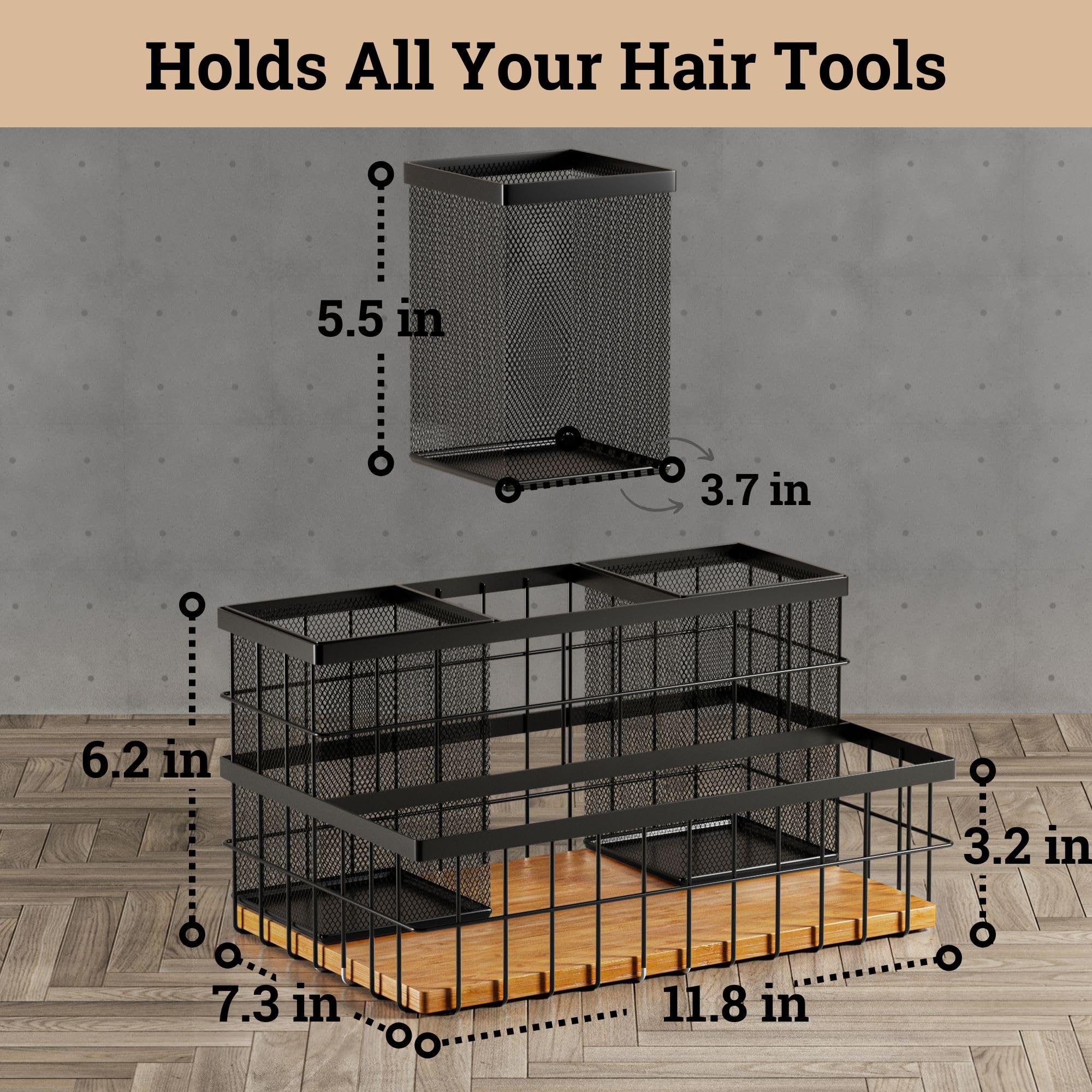 HB Design Co open breathable design keeps tools visible and accessible.