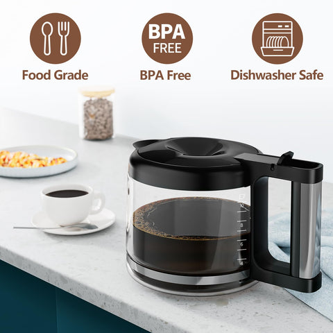 HBCyole ergonomic handle and drip-free spout for mess-free pouring.