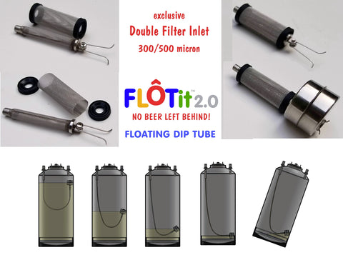HBL Flotit 2.0 exterior keg connections ensure no arm inside.