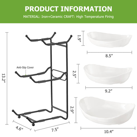 HBlife 3-tier fruit rack neat storage keeps fresh produce organized.