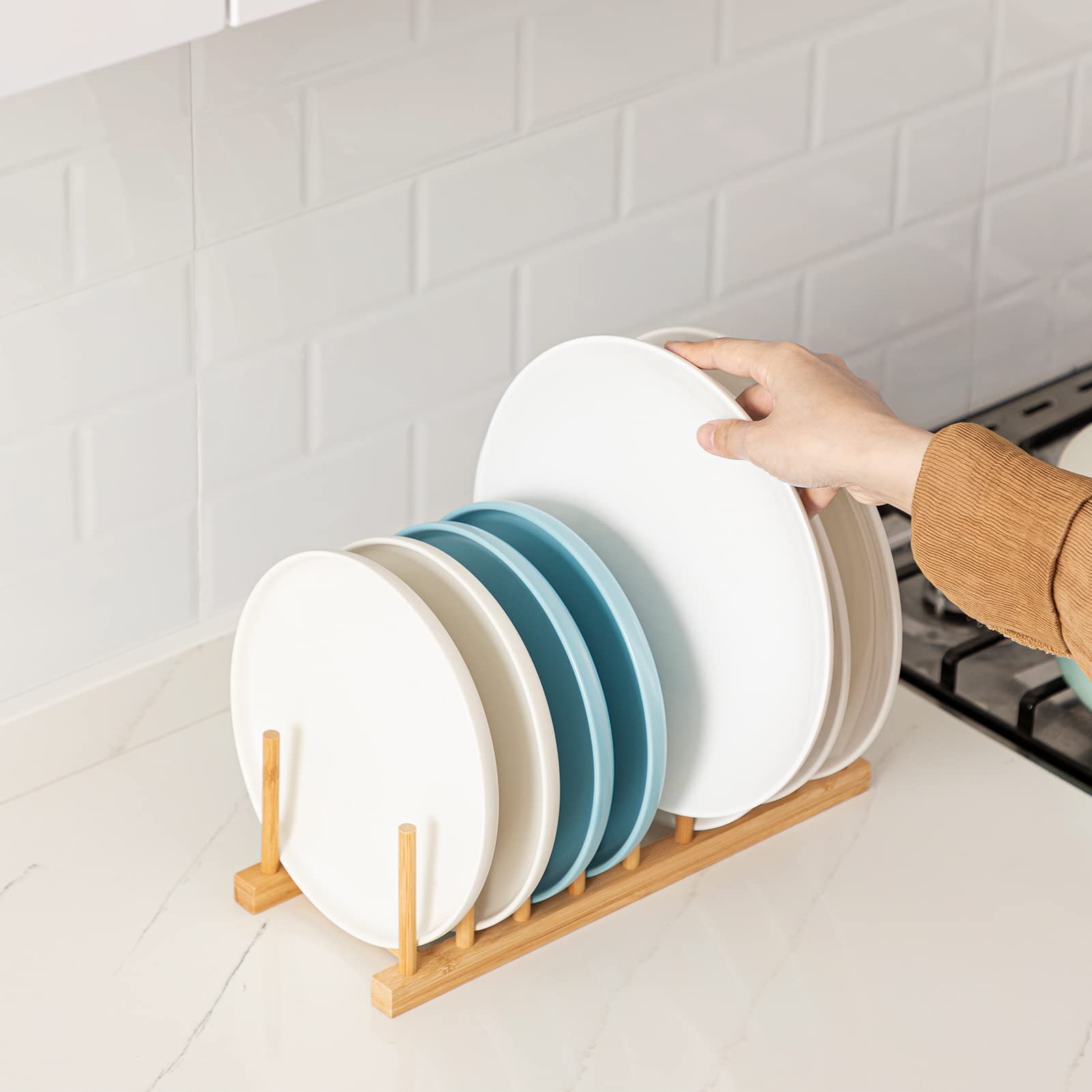 HBlife bamboo lid storage organized and dry