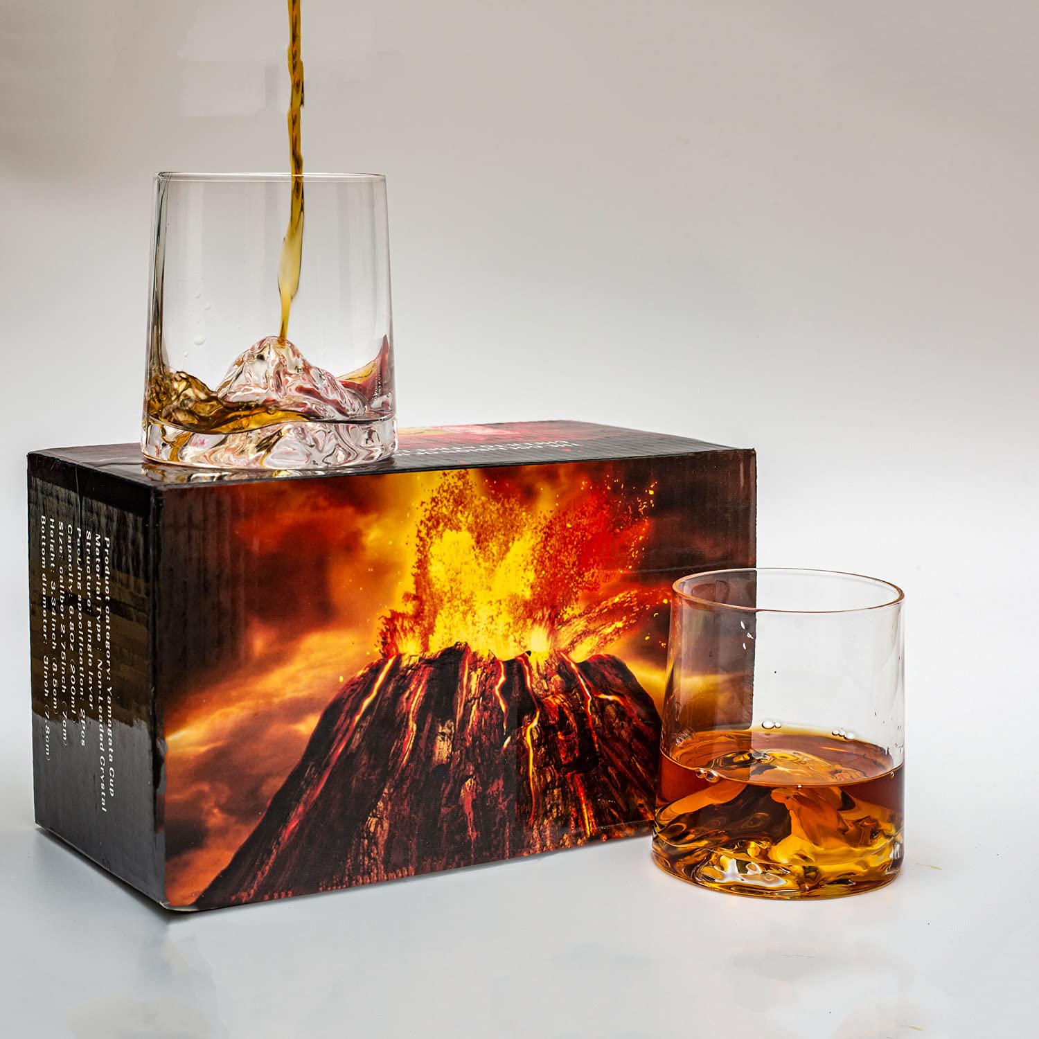 HCYCFY Heavy-weight 8.5 oz glass provides sturdy everyday cocktails.