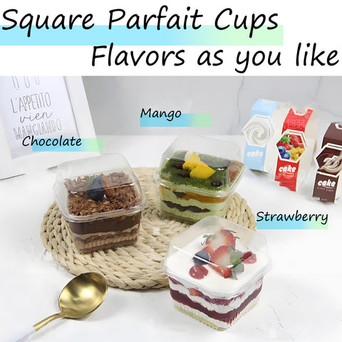 Hdagbnn dessert cups ideal for mousse and pudding textures