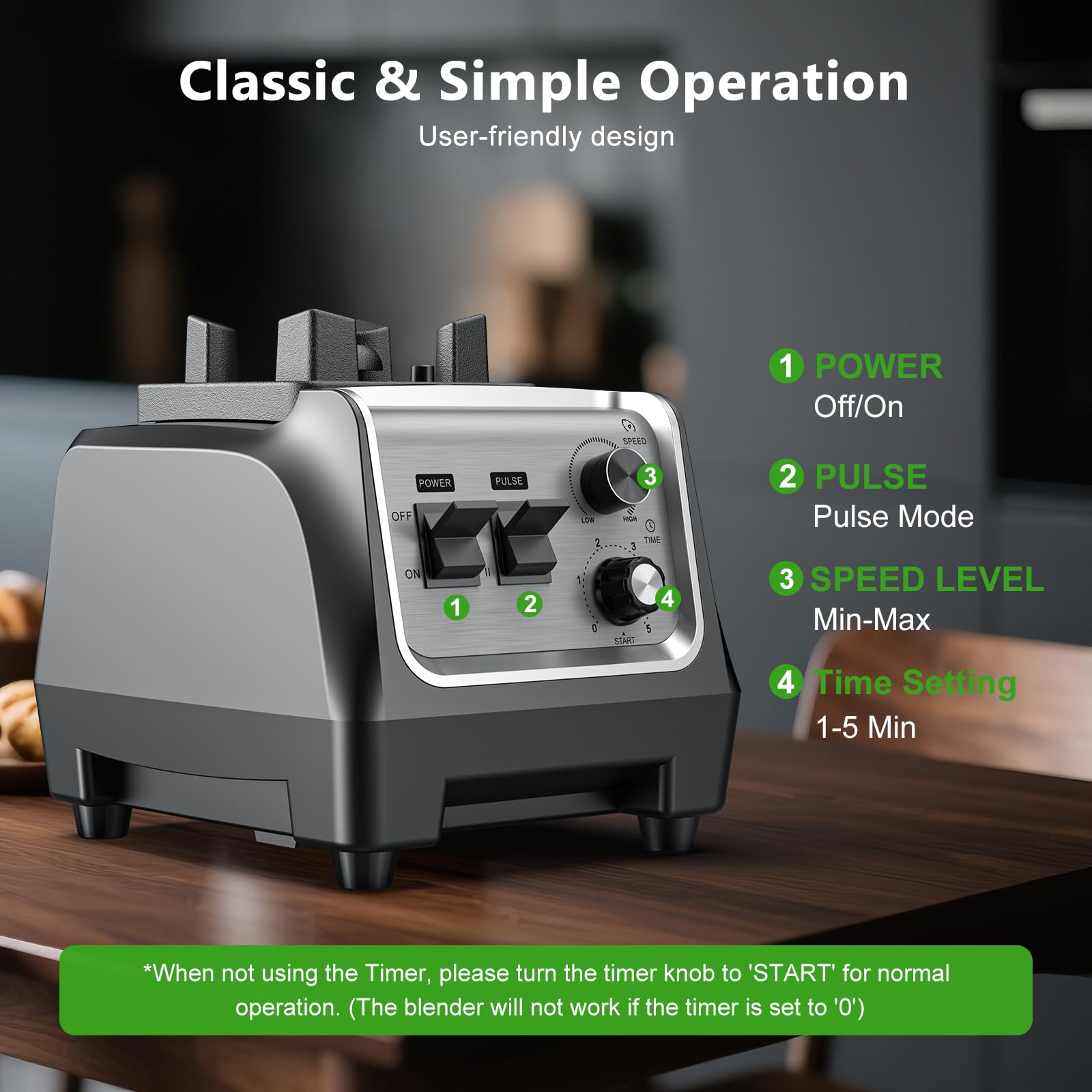 H-Duka 28,000 RPM motor powers quick, even texture.