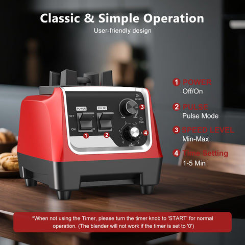 H-Duka blender red and black design fits modern kitchens.