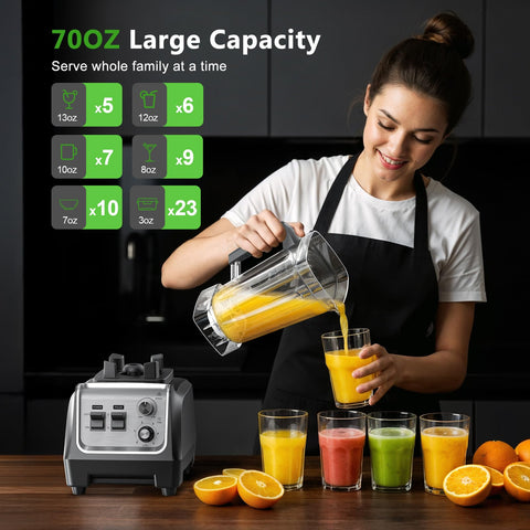 H-Duka blender with stainless steel blades for durable, fast blending.