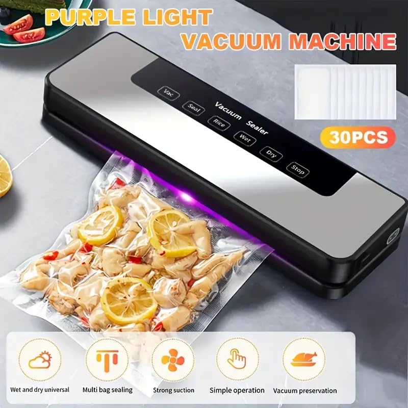HDView 30 vacuum seal bags pack helps keep produce fresh longer.