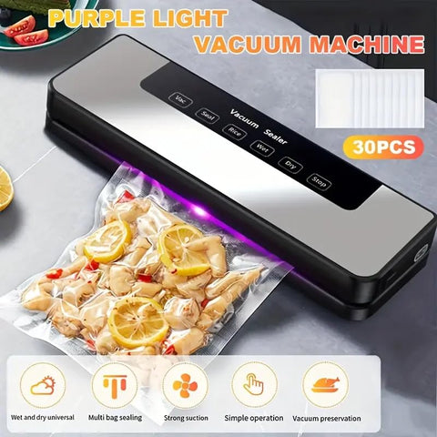 HDView 30 vacuum seal bags pack helps keep produce fresh longer.