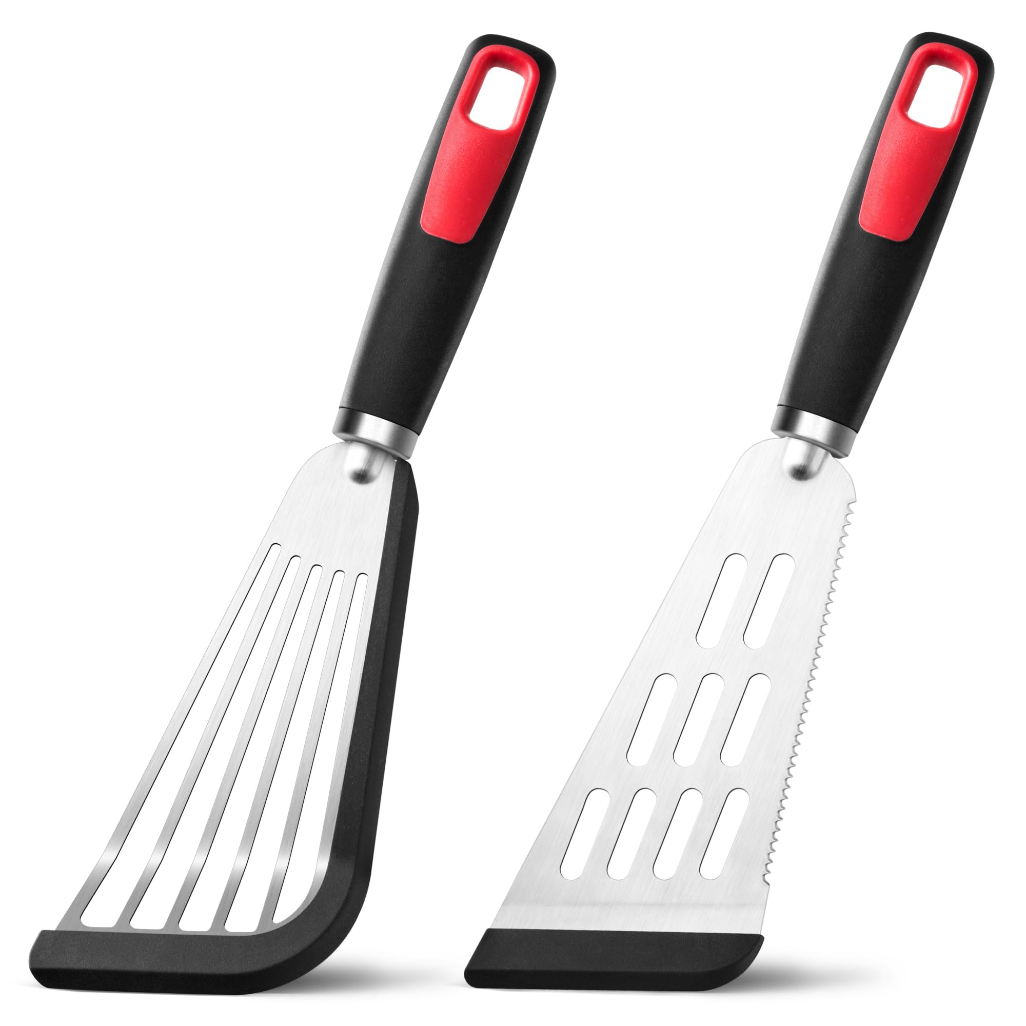 HE-SANQI fish spatula set with broad blade for delicate fillets