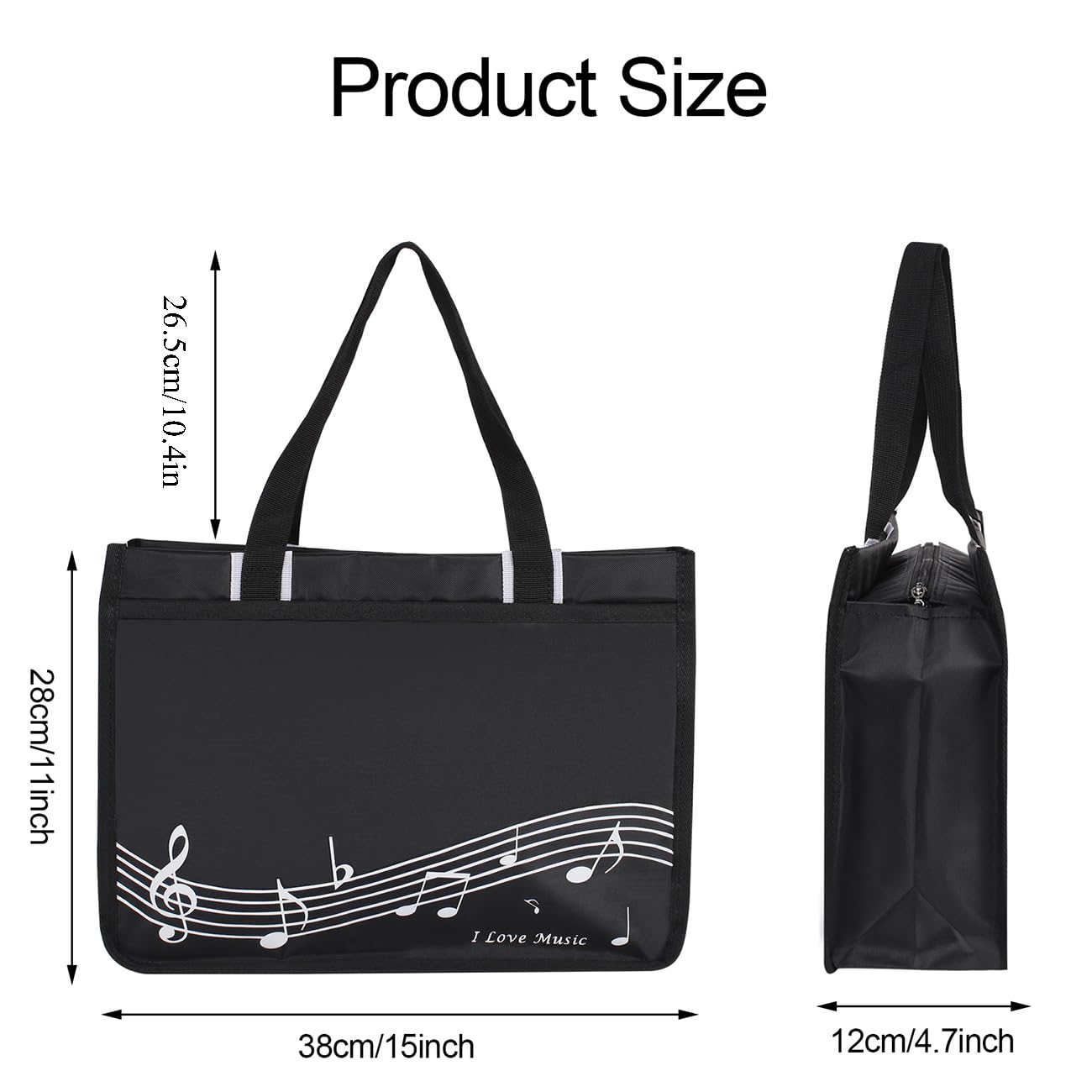 Headsitg tote bag shown with waterproof nylon exterior for errands and light rain protection.