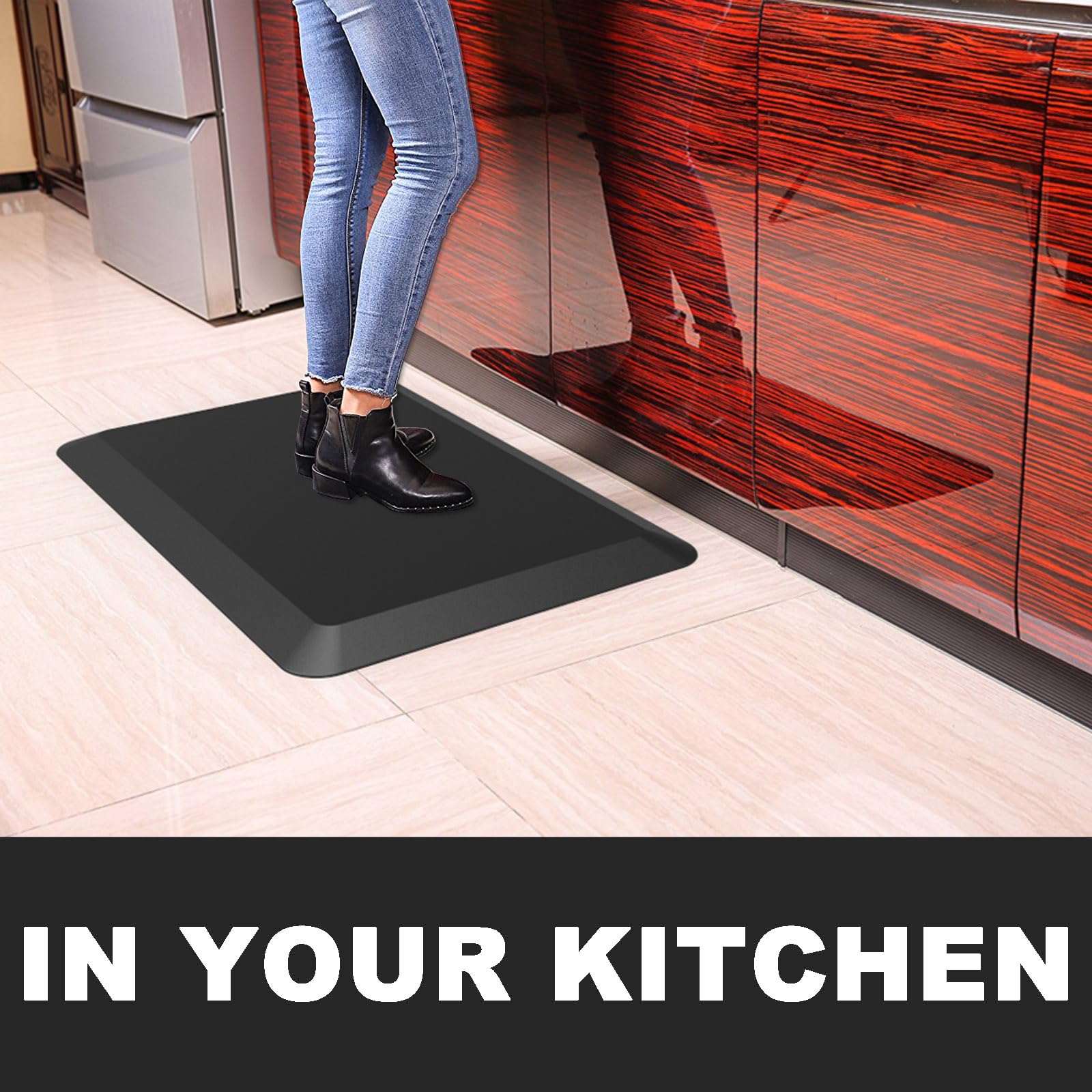 HEALEG kitchen and desk scene demonstrates versatile multi-use comfort.