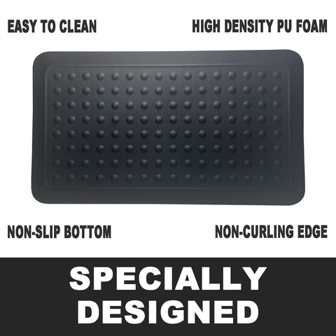 HEALEG non-slip bottom keeps the mat steady on clean floors.