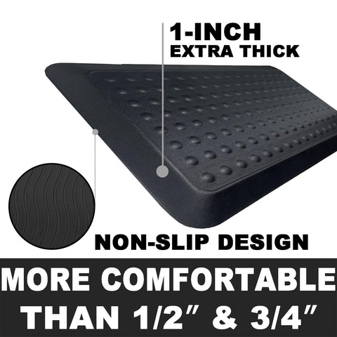 HEALEG premium PU foam provides durable cushioning for long standing sessions.