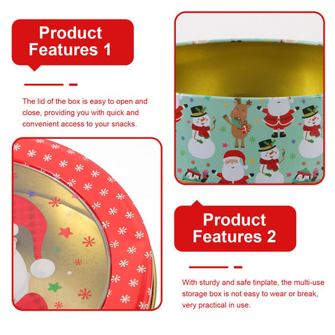 Reusable holiday tin adds warmth to seasonal packaging and storage