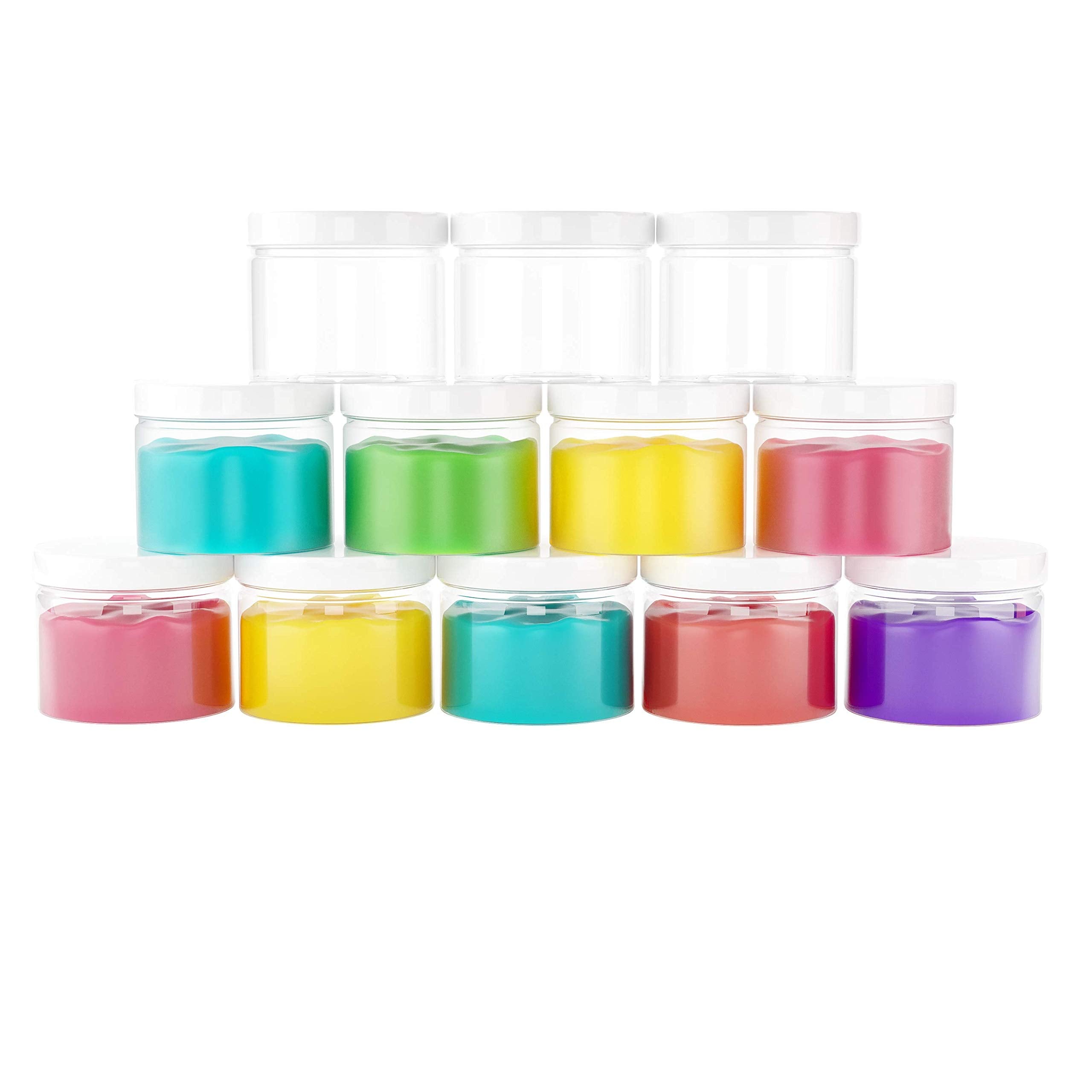 Healthy Packers 8oz jar with water-tight lid prevents spills during play.