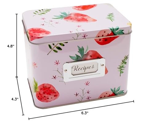 Heart & Berry strawberry recipe box gift-ready packaging, ideal keepsake