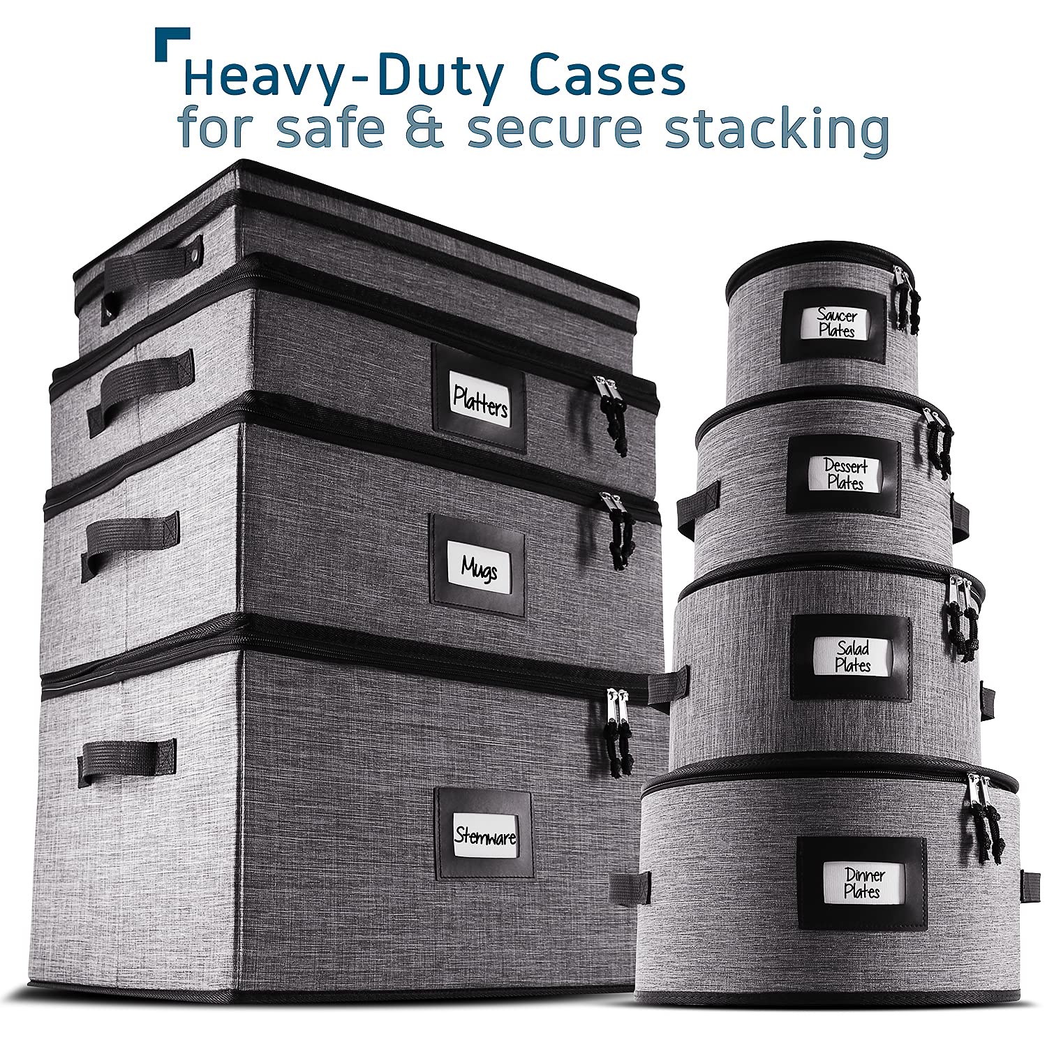 Hearth & Harbor service of 12 dinnerware boxes helps safe moving of a full set.