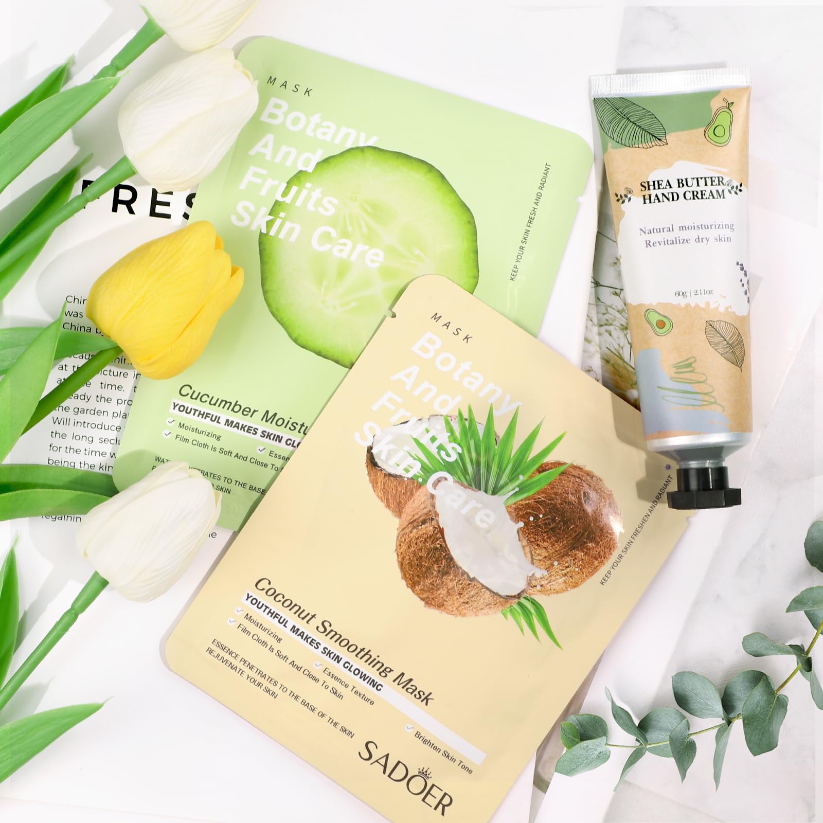 HeartPost cucumber-coconut-mask refreshing facial treatment for hydration.