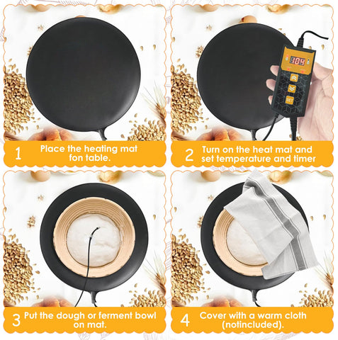HEATIDEAS auto-off timer setup shows reduced monitoring needs during fermentation.