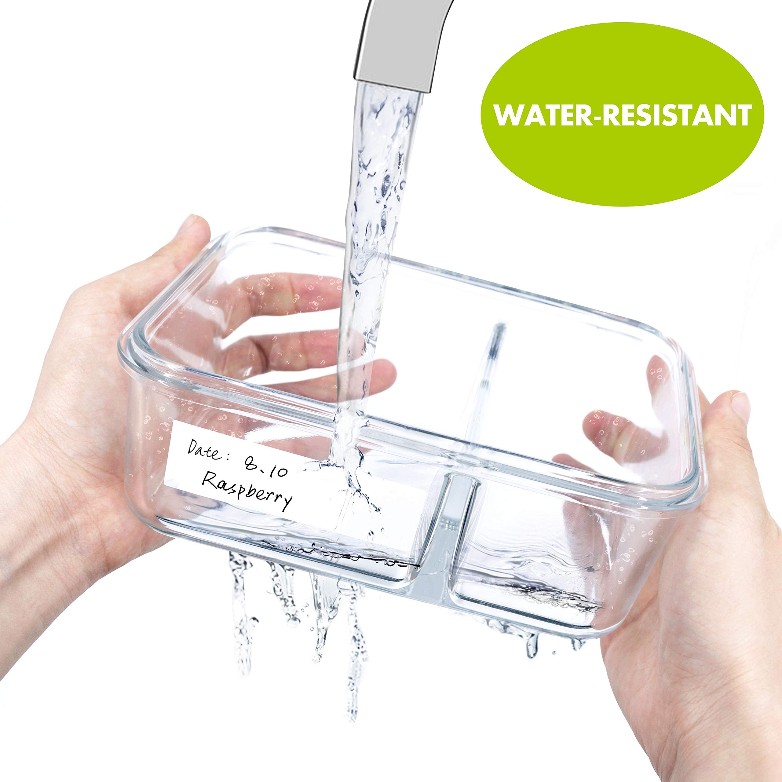 Hebayy perforation line enables easy tearing for quick labeling on the go.