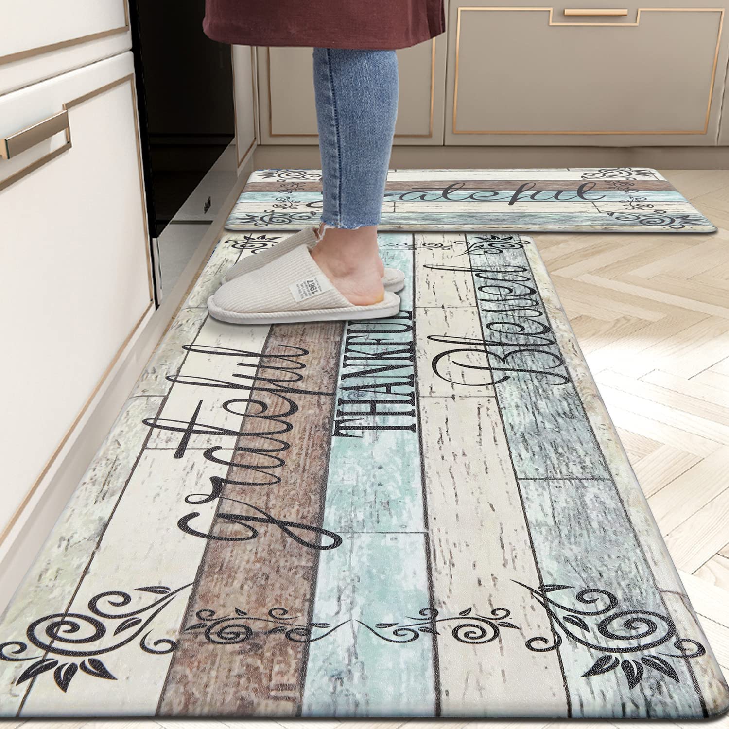 HEBE multiuse mats add warmth and style to daily tasks.