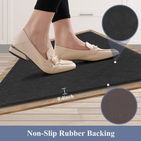 HEBE mats with non-slip backing ensuring secure placement during busy prep