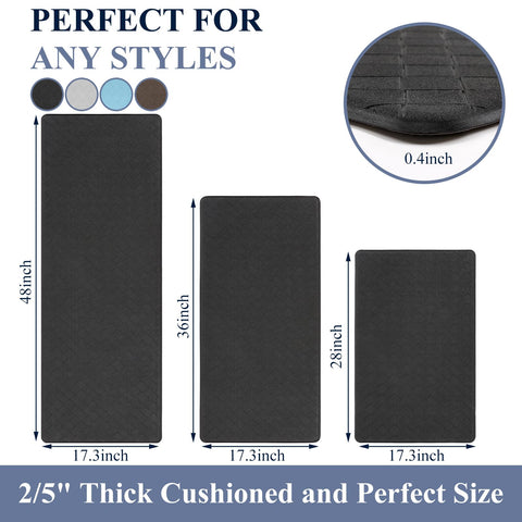 HEBE mats side angle highlighting ergonomic cushion and standing comfort