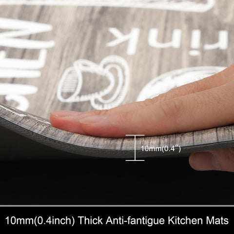 HEBE mat features beveled edges to reduce tripping risk.