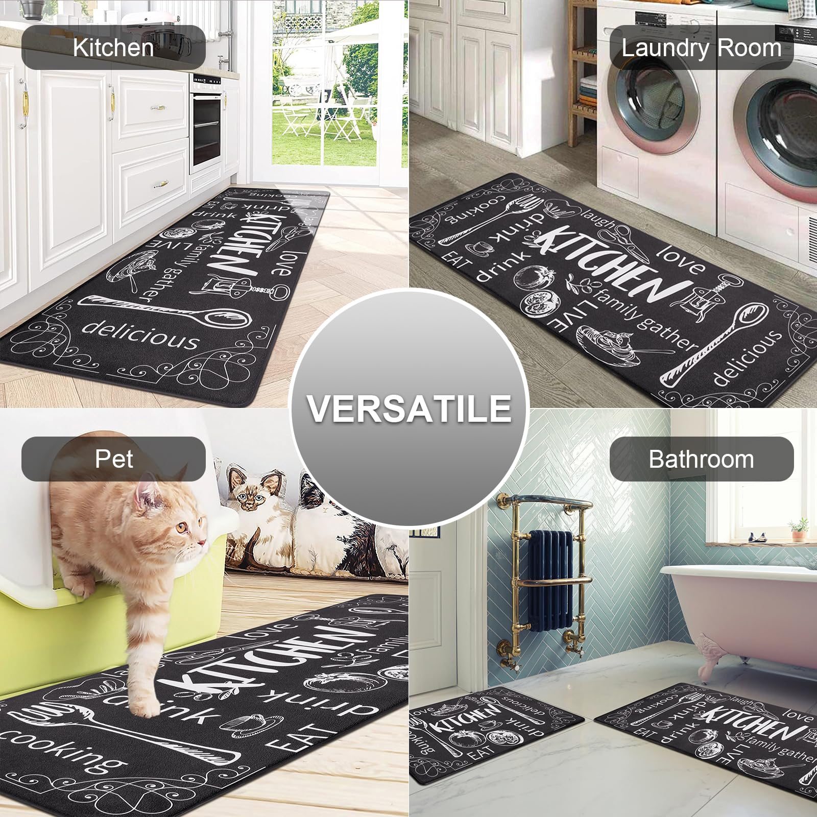 HEBE versatile placement for laundry rooms, workshops, or counters.