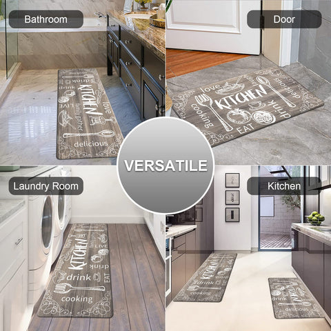 HEBE kitchen mat with textured surface for non-slip safety.